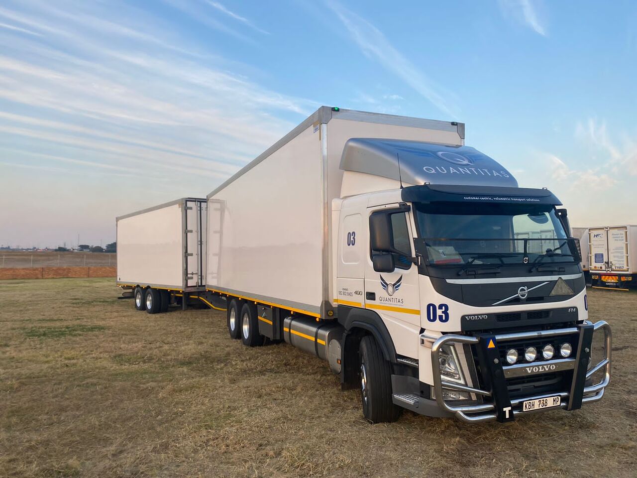 Quantitas hardbody truck and trailer